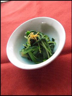 ほうれん草と三つ葉のお浸し-レシピのメイン写真