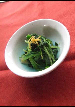 ほうれん草と三つ葉のお浸し-レシピのメイン写真