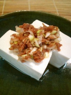 佃煮で豆腐のトッピング-レシピのメイン写真