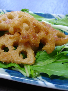 レンコンのおかか揚げ☆-レシピのメイン写真