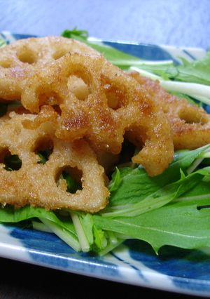 レンコンのおかか揚げ☆-レシピのメイン写真