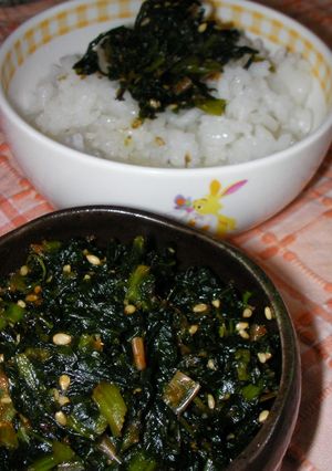 ご飯がすすむ☆大根の葉の炒め物♪-レシピのメイン写真