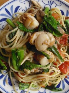 ベビー帆立と野菜のパスタ-レシピのメイン写真