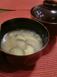 簡単すぎ~茄子のお味噌汁♪-レシピのメイン写真