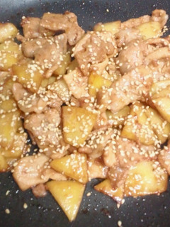 ポークアップル(リンゴと豚肉の生姜焼き)-レシピのメイン写真