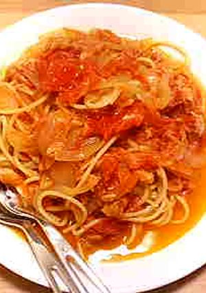 ツナと熟トマトのパスタ-レシピのメイン写真