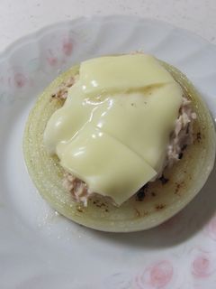 タマネギのツナチーズ焼き-レシピのメイン写真