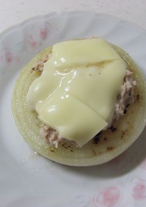 タマネギのツナチーズ焼き-レシピのメイン写真
