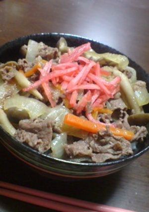 ちょっぴりヘルシー♪牛丼-レシピのメイン写真