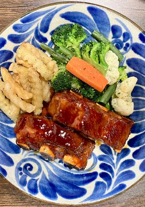 冷凍スペアリブの照り煮-レシピのメイン写真