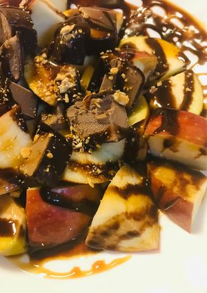 毎日のリンゴ●チョコ＆レモンソース-レシピのメイン写真
