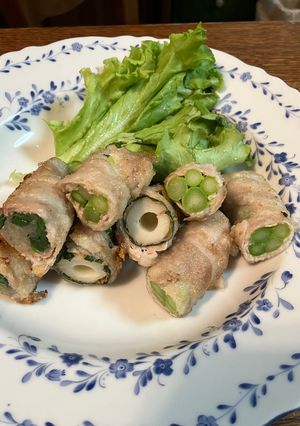 豚バラ肉のいろいろ巻き-レシピのメイン写真