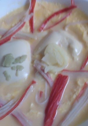 レンチンで豆腐入り茶碗蒸し風V11-レシピのメイン写真