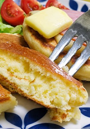 基本の自家製ホットケーキ(パンケーキ)-レシピのメイン写真