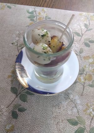 夏にも！大学芋にも豆腐白玉onのデザート-レシピのメイン写真