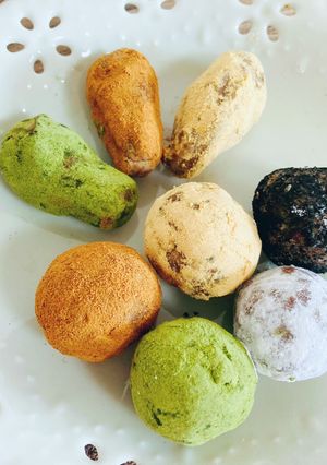 栗とレーズンのトリュフ　とっても簡単♪-レシピのメイン写真
