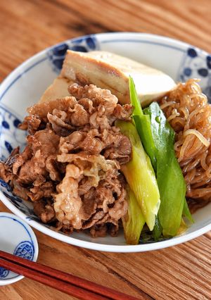牛ごぼうのすき焼き風-レシピのメイン写真
