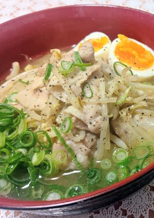 【★】豚もやし味噌醤油ラーメン-レシピのメイン写真