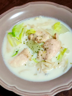 冬ごはん☆あったか白菜のミルクスープ-レシピのメイン写真