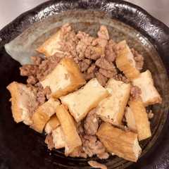 厚揚げとひき肉の甘辛炒め-レシピのメイン写真