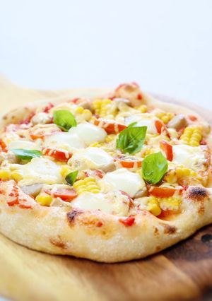 具沢山【とうもろこしとソーセージのピザ】-レシピのメイン写真