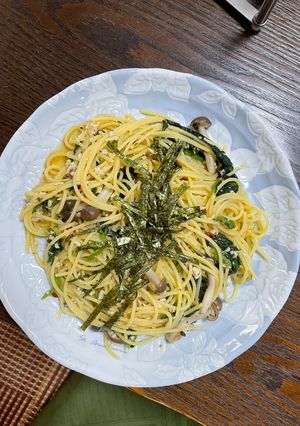 簡単ズボラ飯！辛子明太子のペペロンチーノ-レシピのメイン写真