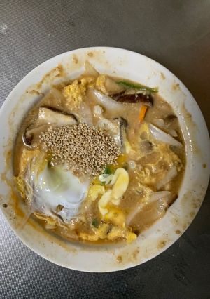 お一人様レンジ洋風ウスター梅照味豚平焼風-レシピのメイン写真