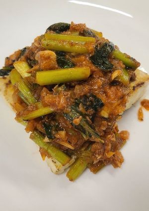 島豆腐のトマトみそソースかけ-レシピのメイン写真