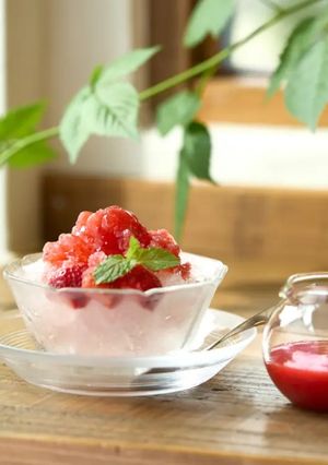 いちごのかき氷シロップ-レシピのメイン写真