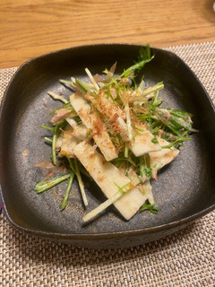 水菜と長芋のツナマヨサラダ-レシピのメイン写真