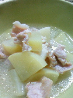 大根とお肉のシンプル煮-レシピのメイン写真