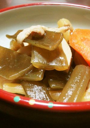 茎わかめと大豆の煮物-レシピのメイン写真