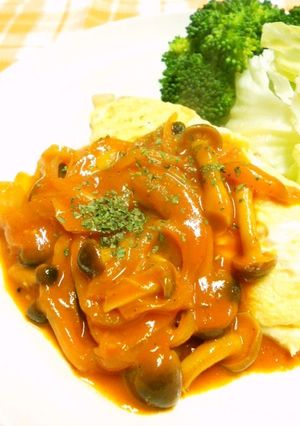 野菜の旨味たっぷりソースのオムレツ-レシピのメイン写真