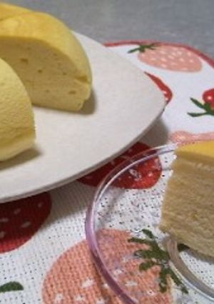 水切りヨーグルトで*スフレチーズケーキ-レシピのメイン写真