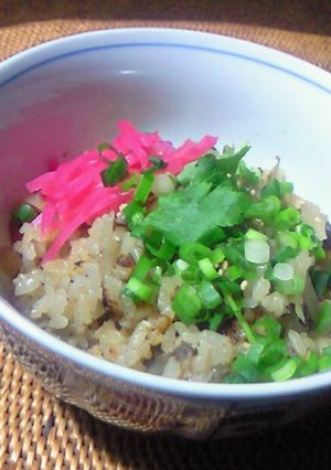 残り物の肉じゃがで炊き込みご飯-レシピのメイン写真
