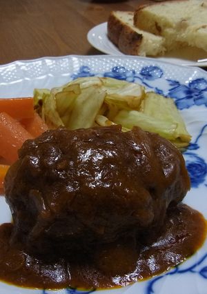 煮込みハンバーグ、余ったら冷凍保存♪-レシピのメイン写真