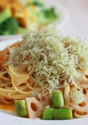 フレッシュトマトとじゃこのスパゲティ-レシピのメイン写真