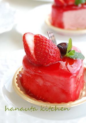 赤いベリーのババロア-レシピのメイン写真