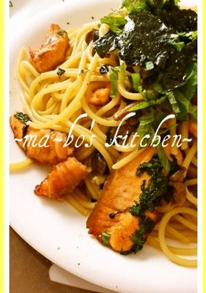 3ステップ♪サーモンと大葉の和風パスタ-レシピのメイン写真