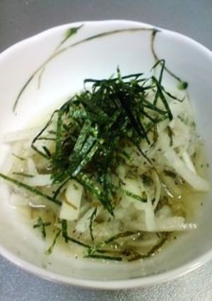 もずくで味付け!簡単大根サラダ-レシピのメイン写真