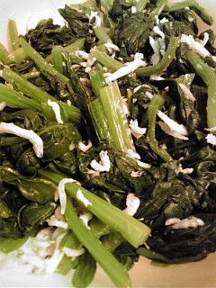 ほうれん草とじゃこのおひたし-レシピのメイン写真