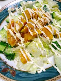 ハーブ風味のカボチャサラダ-レシピのメイン写真