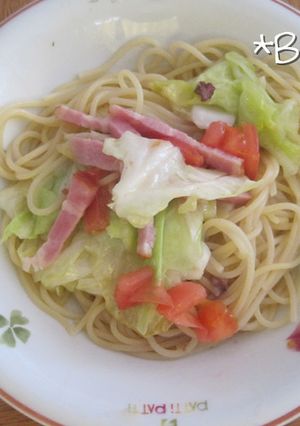 ●春キャベツとアンチョビパスタ●-レシピのメイン写真