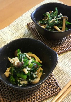 ☆ほうれん草☆しめじとしらすのポン酢和え-レシピのメイン写真