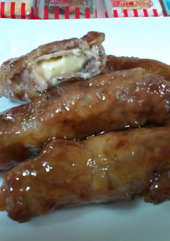 豚のチーズ巻き　照り焼き風-レシピのメイン写真