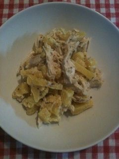 ジャガイモとササミのマスタード風味-レシピのメイン写真