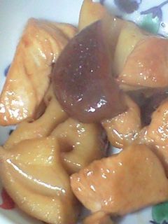 鶏肉とレンコンの炒め煮-レシピのメイン写真