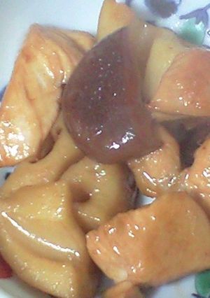 鶏肉とレンコンの炒め煮-レシピのメイン写真