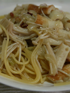 ちくわとしめじの和風パスタ。-レシピのメイン写真