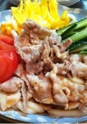 1日分のさっぱり冷やしうどん♪-レシピのメイン写真